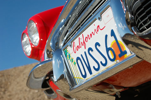 California State Law Front License Plate California State Law Front License Plate