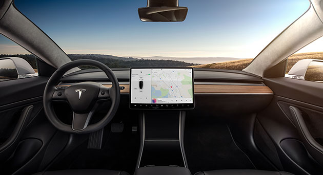 Tesla Touch Screen