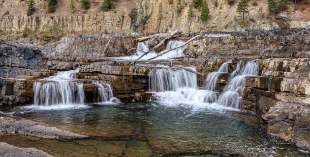 Libby, Montana waterfall